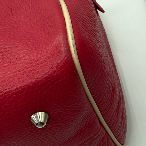 Pulicati Soft Leather Pink Satchel Bag - Picture 12 of 16